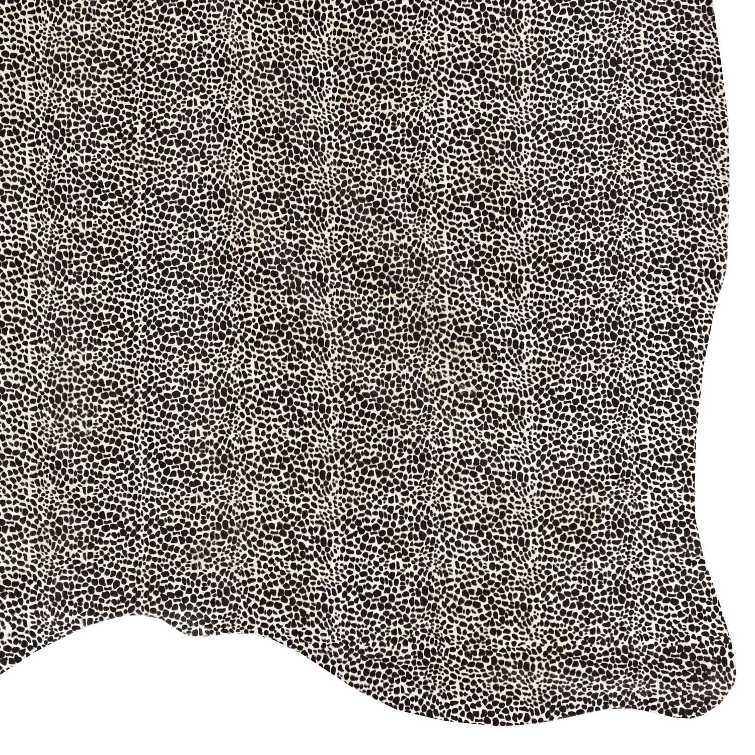 Tapis en Peau de Vache, Bringé Moyen - Pleine Peau