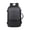 Black, variant on Skymirror Travel Backpack Expandable Capacity Computer Bag with USB Charging Port Waterproof Anti-Theft Lock Wet/Dry Separation Pockets Weekender Carry-On Business Bag
