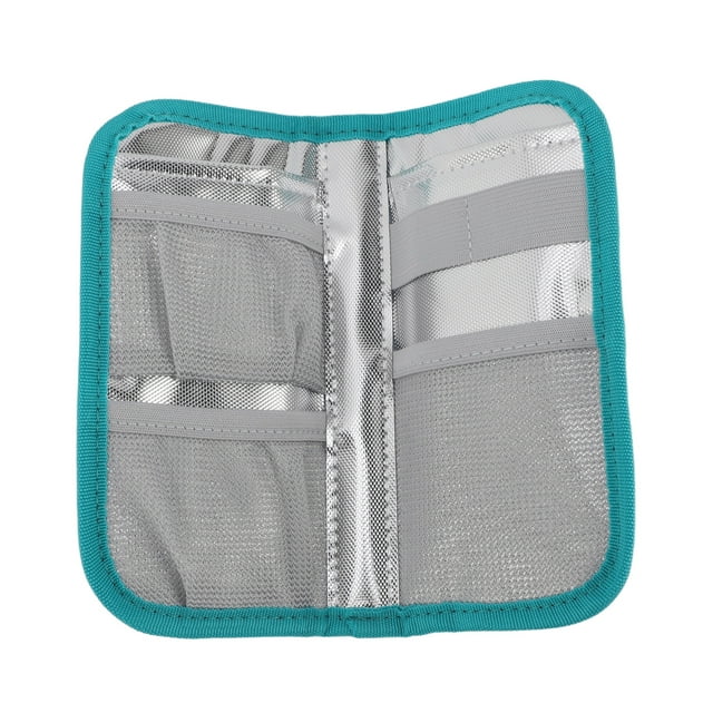 Étui Refroidisseur d'Insuline Portable avec 2 Blocs Réfrigérants, Sac de Refroidissement pour Médicaments Léger et Durable, Garde l'Humidité, Usage Multifonction pour l'Insuline, Pratique pour les Voyages