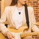 thumbnail image 5 of Collar de guitarra de acero inoxidable Collar de graves Collar Collar Collar Cadena de colgante, 5 of 5