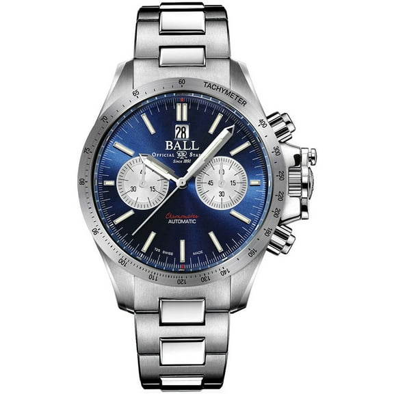 Ball Engineer Hydrocarbon Racer Chronograph Automatic Blue Dial Men's Watch CM2198C-S2CJ-BE