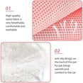 thumbnail image 5 of Kenyone Elevated Cat Hammock Bed with Plush Mat & Fur Ball, Pink, 5 of 7
