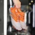 thumbnail image 5 of lnmuld Men Women Barefoot Shoes, Breathable Mesh Shoes for Water Yoga Fitness Hiking Color:Orange,Size:5.5, 5 of 6