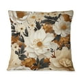 thumbnail image 3 of Designart "Natural Boho Poppy Blossom III" Floral Printed Throw Pillow, 3 of 5