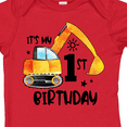 thumbnail image 4 of Inktastic Construction Truck It's My 1st Birthday Boys or Girls Baby Bodysuit, 4 of 5