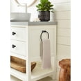 thumbnail image 2 of Amerock Monument Matte Black Closed Towel Ring, 2 of 8