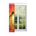 thumbnail image 3 of MKHERT Two Dolphins Swimming Window Curtain Living Room,Bedroom Window Drapes 52x84 inch, 3 of 3