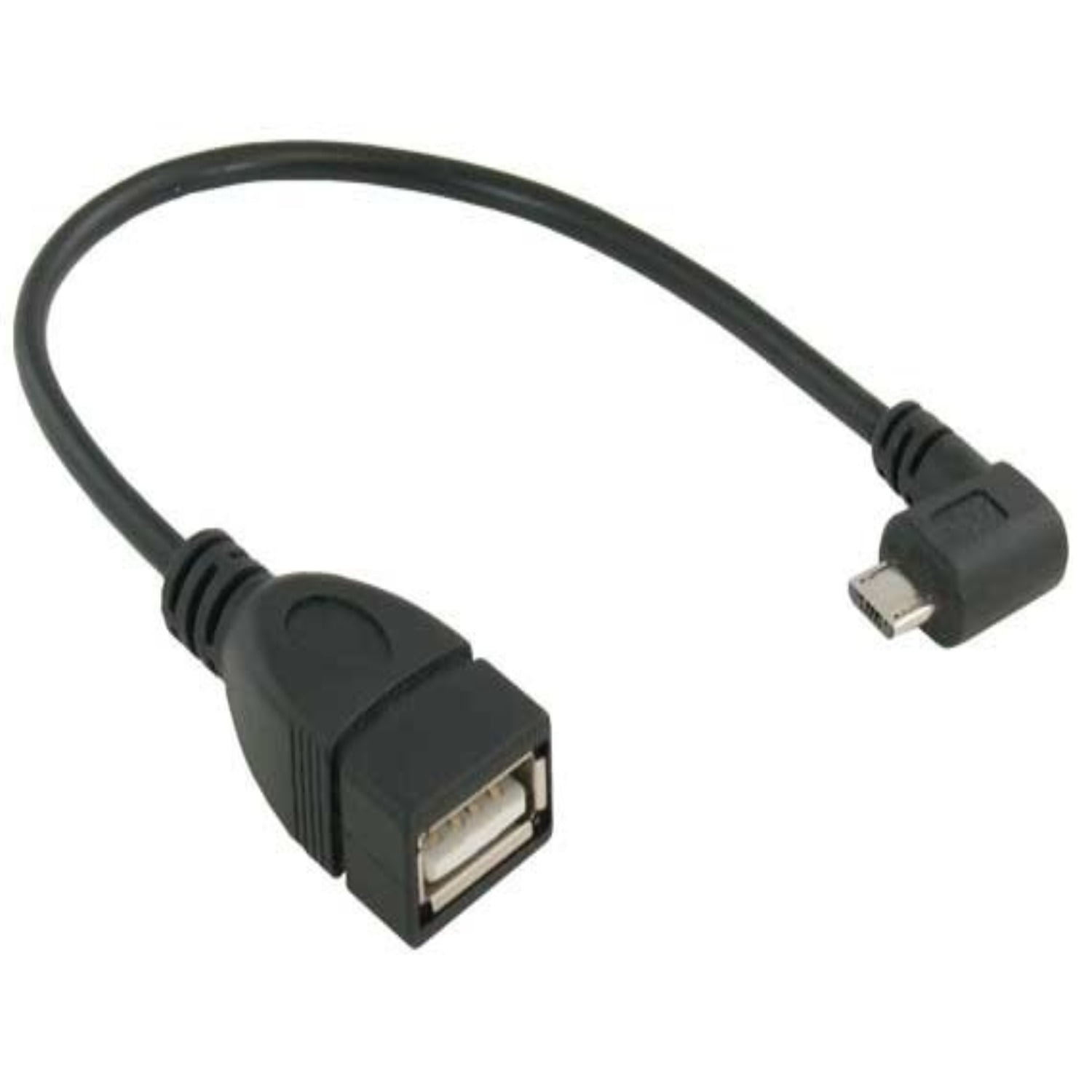 Right Angle Cable Connects You to Any Compatible USB Device with MicroUSB PRO OTG Cable Works for Alcatel OneTouch POP Star 4G