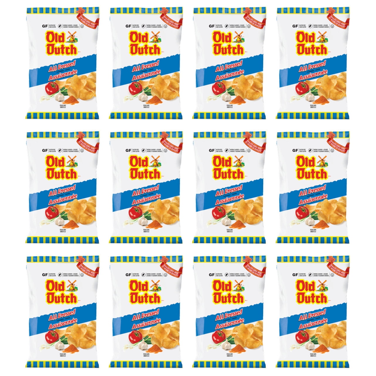old dutch all dressed party mix Amazon.com: Old Dutch All Dressed Potato Chips {Imported from Canada.}