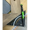 thumbnail image 4 of Britton Square 7''-Black/Green- Aluminum, Rafter Square, 4 of 9