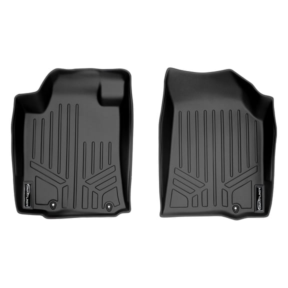 Smartliner Front Row Floor Liner Mats BLACK For Nissan Altima Sedan 2014-2018