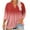 #07 Red 【New Styles: Mix, Match & Maximize Value】, variant on Women's Plus Size V Neck 3/4 Sleeve Blouse Tops Shirts Tunics Casual Loose Fit Printed Floral Pattern Soft Daily Wear Vacation Travel Fashion Essential Gift for Women | CSEONE,Army Green L