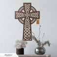 thumbnail image 5 of RealSteel Celtic Knot Cross Wall Art, Symbol of Faith and Irish Heritage (Penny Vein), 5 of 5