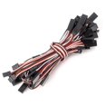 thumbnail image 2 of 30 Pcs 3-Pin Extension Cable Cord Male To Female Lead Wire Connectors for Servo Extension Remote Co, 2 of 5