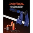 thumbnail image 2 of KFFKFF Set of 4 Bar Clamps for Woodworking, 36-Inch Opening, Lockable F-Clamps with 600 lbs Load Capacity, 2.5-Inch Throat Depth, Durable Cast Iron and Carbon Steel Construction, Ideal for Wood, 2 of 9