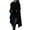 Black, variant on XMMSWDLA Women Pullover Hoodies Sweatshirt Long Sleeve Oversize Top Shirt Dress