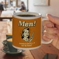 thumbnail image 4 of Men Available in Sizes XL L M and No Thanks Funny Humor Retro White Mug, 4 of 4