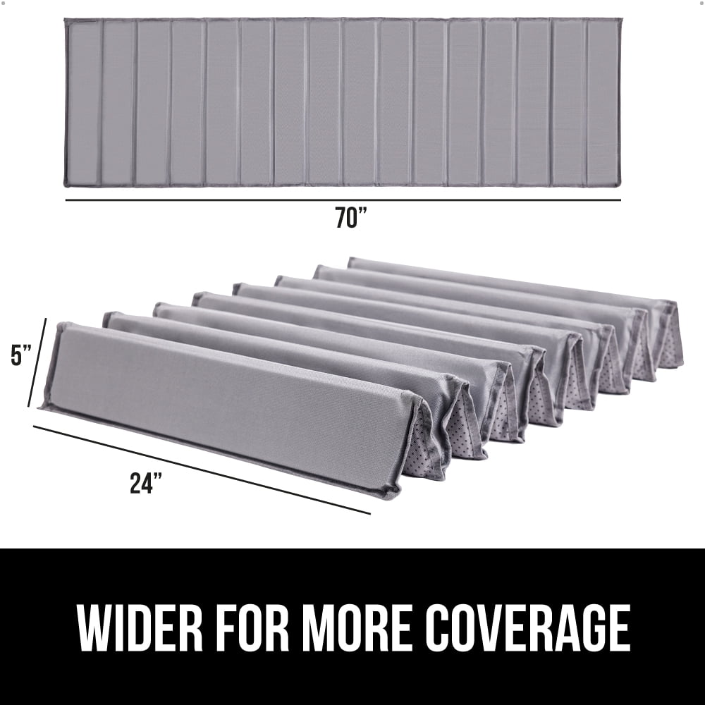 GORILLA GRIP Heavy Duty Couch Cushion Support Board to Fix Sagging Sofas, 24 x 70 Wide Sofa, Thick Plywood Boards Add Strong Seat Supports, Stays in Place, Replacement Stuffing Under Couches, Gray