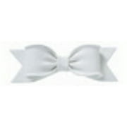 Cake Decoration Gum Paste Bow- Solid White