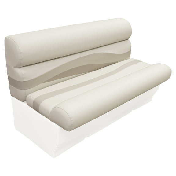 Wise BM1145-1066 Premier Series Pontoon 50" Bench Cushion Set - Platinum / Mocha Java / Khaki