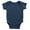 Navy, variant on Tulo & Garn Baby Bodysuit Soft 100% Cotton Snapsuit Royal Blue, 24m