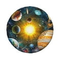 thumbnail image 2 of Gaeub Space Planet 14-17in Tire Cover, Spare Tire Cover, for Camper Caravan, Trailer, Car, Truck, SUV, Jeep - 17 inch, 2 of 9