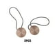 thumbnail image 5 of Cortina de metal Bearachild 2 piezas Poliéster Estilo simple Rojo, 5 of 6