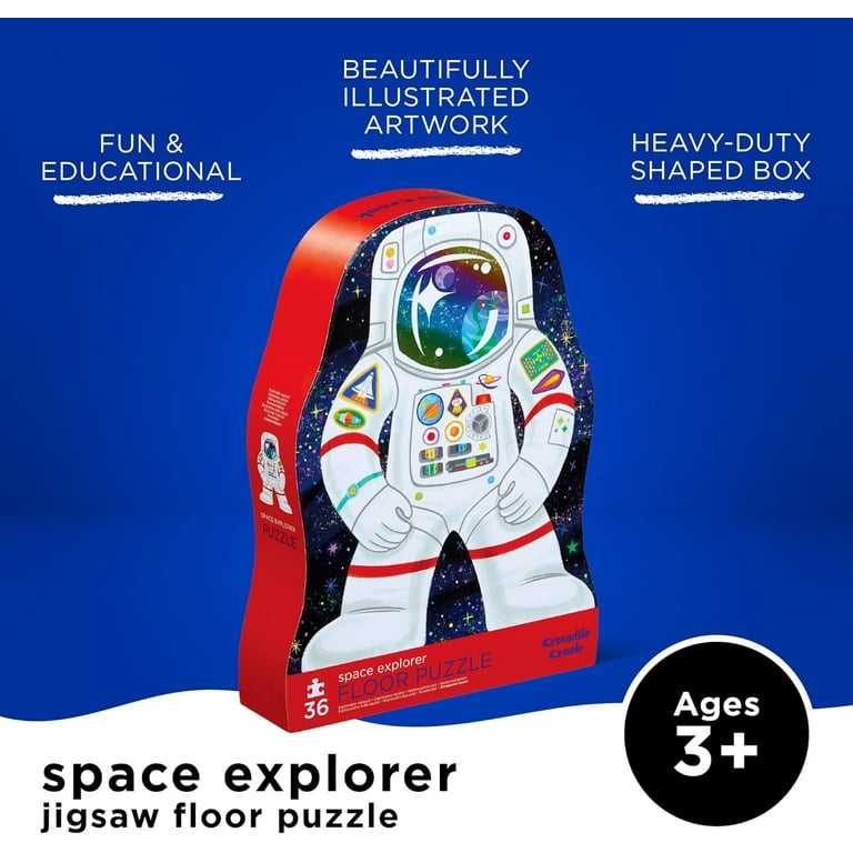 Crocodile Creek 36-Piece Jigsaw Floor Puzzle - Fun Floor Puzzles