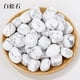 thumbnail image 1 of Granjero Gordo Piedra cruda natural texturizada blanca de 200 g, piedra rodante pulida de partículas grandes, aromaterapia, piedra decorativa para peceras de 2 a 3 cm, 1 of 5