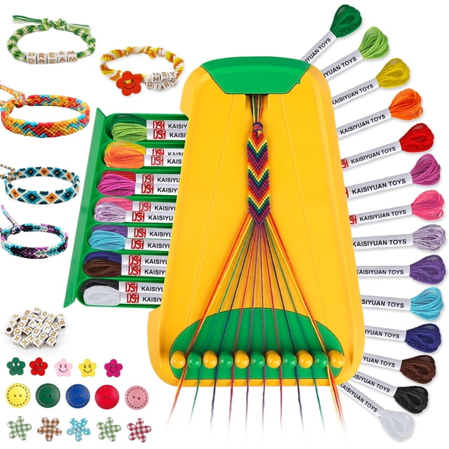 Kit para hacer pulseras de amistad Arts and Crafts para niños de 8 a 12 años