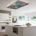 thumbnail image 3 of Mushroom Magnetic Fluorescent Light Covers for Ceiling Lights 2 x 4 Feet, Dream Forest Botanical Floral Plant Office Classroom Kitchen Drop Ceiling Light Covers Lighting Filters Shade Panel 1 Pack, 3 of 9