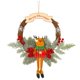 thumbnail image 3 of Guirnalda navideña de peluche en 3D con diseño de Papá Noel y muñeco de nieve, decoración colgante para el hogar, árbol de Navidad, fiesta, granja, vacaciones de Año Nuevo, 3 of 5