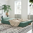 thumbnail image 4 of Jaxx Alon Daybed - Fold-Out Sleeper Chaise with Premium Memory Foam Queen-Size Mattress - Made in the USA - Caribbean, 4 of 6
