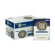 X-9 Hi Brite Multipurpose Paper, 96 Bright, 5000 Sheets/Carton, Letter Size Paper, 20 lb.