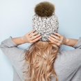 thumbnail image 4 of Gorro De Punto Cálido Para Mujer De Otoño E Invierno, Gorro Cálido, Gorro De Esquí Con Bola De Pelo Para Actividades En Interiores Y Exteriores Minnieouse AP006407-02, 4 of 6