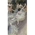 thumbnail image 2 of Degas, Edgar 10x14 Gold Ornate Wood Framed with Double Matting Museum Art Print Titled - Danseuse Basculant - Danseuse Verte, 2 of 4