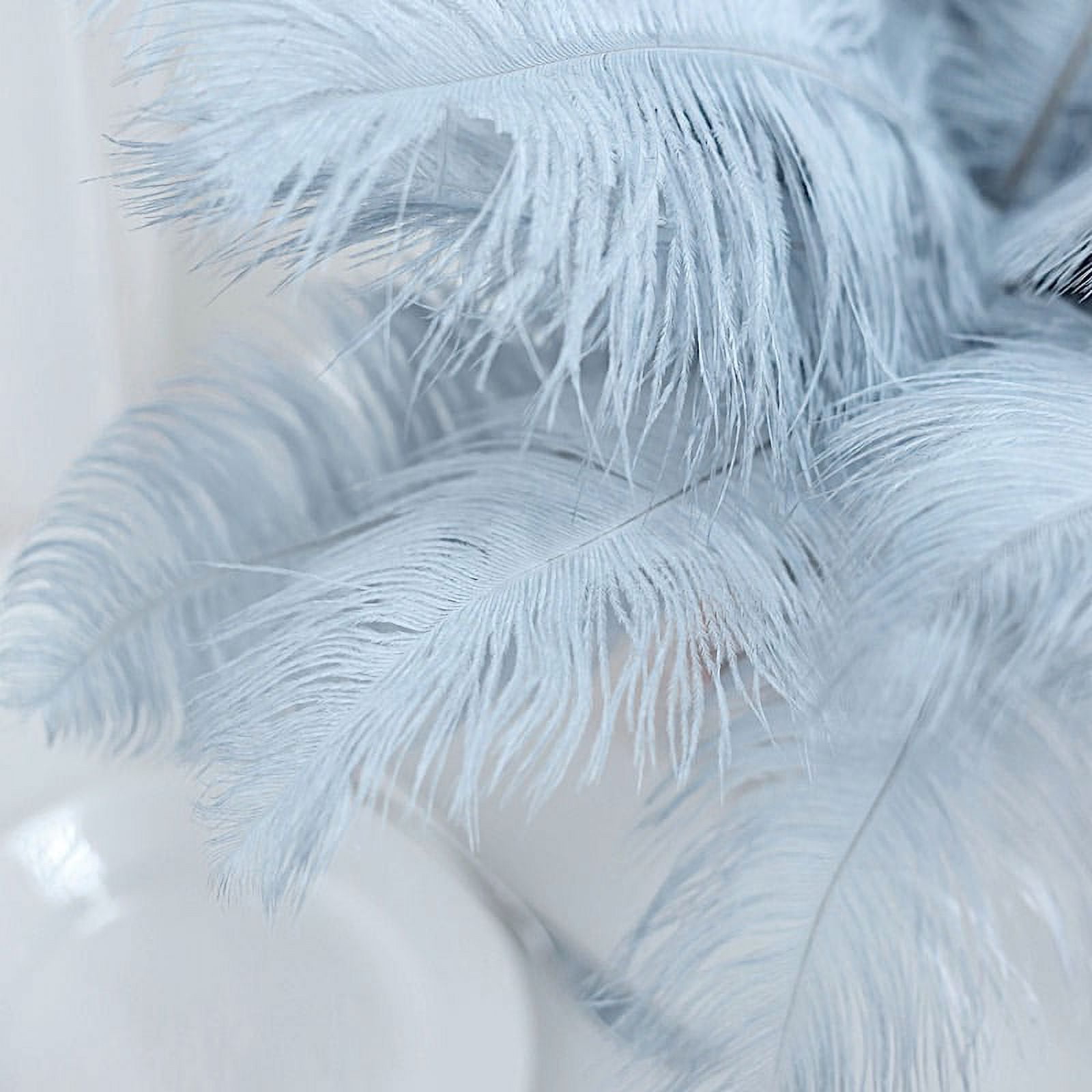 BalsaCircle 12 Pieces 13"-15" Dusty Blue Authentic Ostrich Feathers Centerpieces
