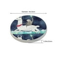 thumbnail image 3 of Circular Drink Coasters Set Sloth Riding Llama Beautiful Home Decor Diatomite Heat-Resistant Diatomite Protect Table Countertop, 3 of 7