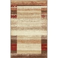 thumbnail image 1 of Unique Loom Automne Rustique Zone Frontière Tapis 5' x 8' Rectangulaire Beige/brun, 1 of 2
