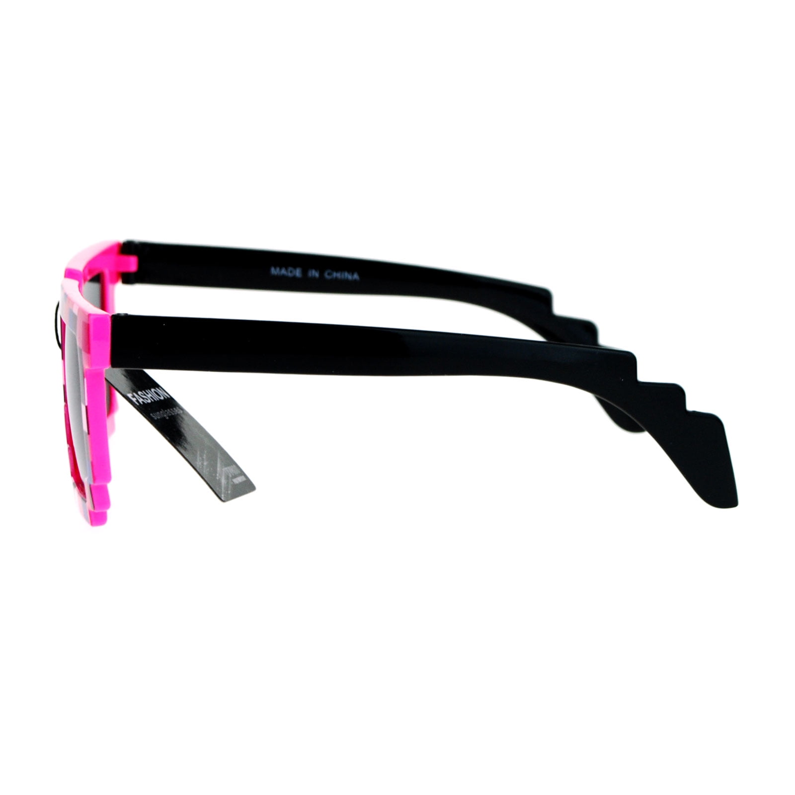SA106 Pixelated 8 Bit Retro Video Game Horned Sunglasses
