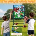 thumbnail image 5 of Caunedy Football Toss Game with 4 Inflatable Balls,Football Throwing Net,Outside Activities for Kids Ages 3-12,Perfect Christmas Birthday Gifts for Boys Girls, 5 of 7