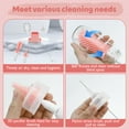 thumbnail image 4 of Silicone Plastic Multifunctional Electric Bottle Brush Set Adjustable Level Rechargeable Baby Bottle Cleaner With Indicator Light for Home Travel Use-1set-pink, 4 of 10