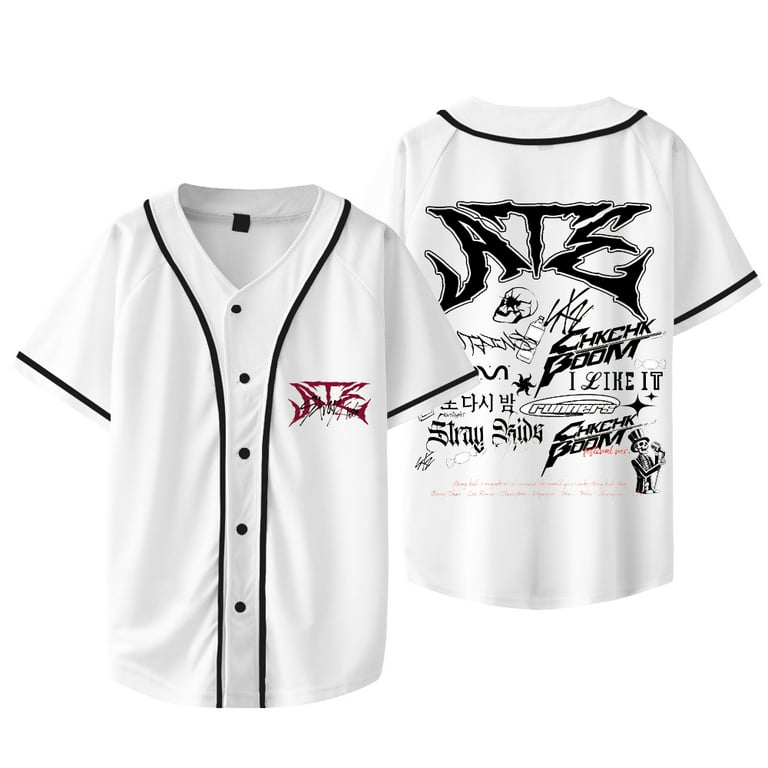 Kpop Stray Kids Dominate World Tour Merch Baseball Jacket
