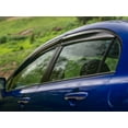 thumbnail image 2 of Ikon Motorsports Compatible with 06-11 Honda Civic Sedan MU Style Acrylic Window Vent Visor Deflector Rain Guard 4Pc Outside Mount 2006 2007 2008 2009 2010 2011, 2 of 9