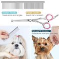 thumbnail image 5 of Kit de tijeras de peluquería canina, peine de tijeras de adelgazamiento de seguridad profesional, 5 of 5
