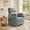 Grey, variant on Leovanni Swivel Rocker Power Recliner Chair, 270° Swivel Glider Recliner with USB & Type-C Charging, Upholstered Glider Chair for Living Room, Nursery, Bedroom