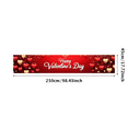thumbnail image 1 of Valentine's Day Banner Heart Balloons Pink Roses Gift Box Backdrop Party Supplies Photography Props Romantic Decorations Festive Décor Background, 1 of 4