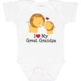 thumbnail image 3 of Inktastic I Love My Great Grandpa Boys or Girls Baby Bodysuit, 3 of 5