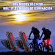 thumbnail image 5 of 4 pzs Luces Usb Recargable Led Estrobo Para Bicicleta 5 Modos Belug, Negro, 5 of 5