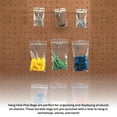 thumbnail image 3 of MMBM 2 Mil 5" x 8" Mini Zipper Plastic Reclosable Bags with Hang Hole 1000 Pcs, 3 of 5